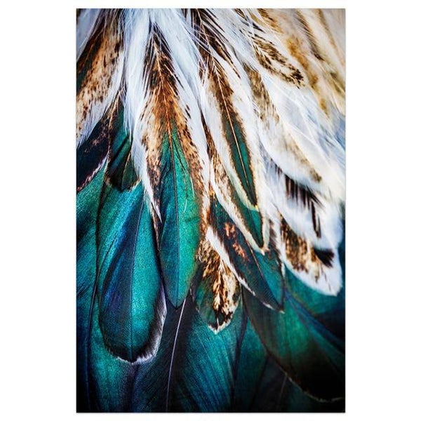 Abstract feather painting