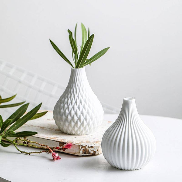 Ceramic plant vase