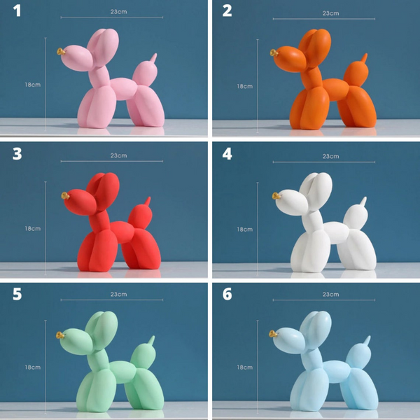Dog balloon figure