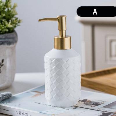 Ceramic soap dispenser