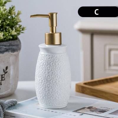 Ceramic soap dispenser