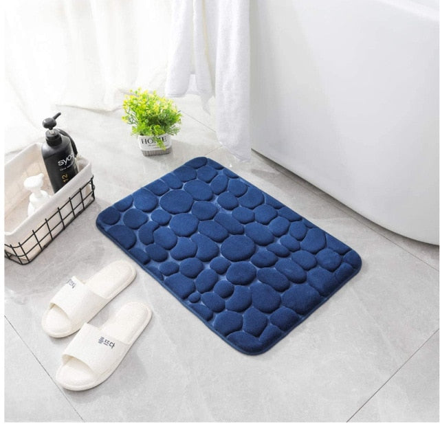 Non-slip bathroom mat