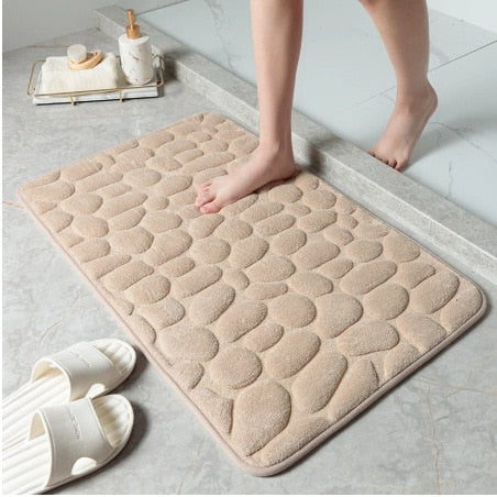 Non-slip bathroom mat